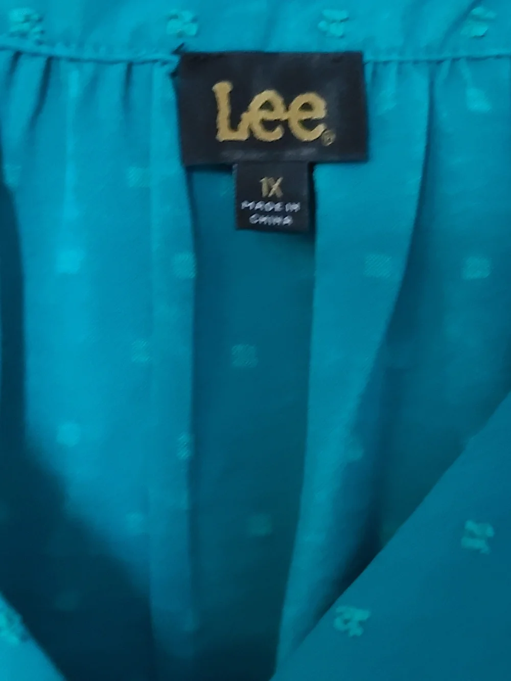 Lee Women's Turquoise Blouse